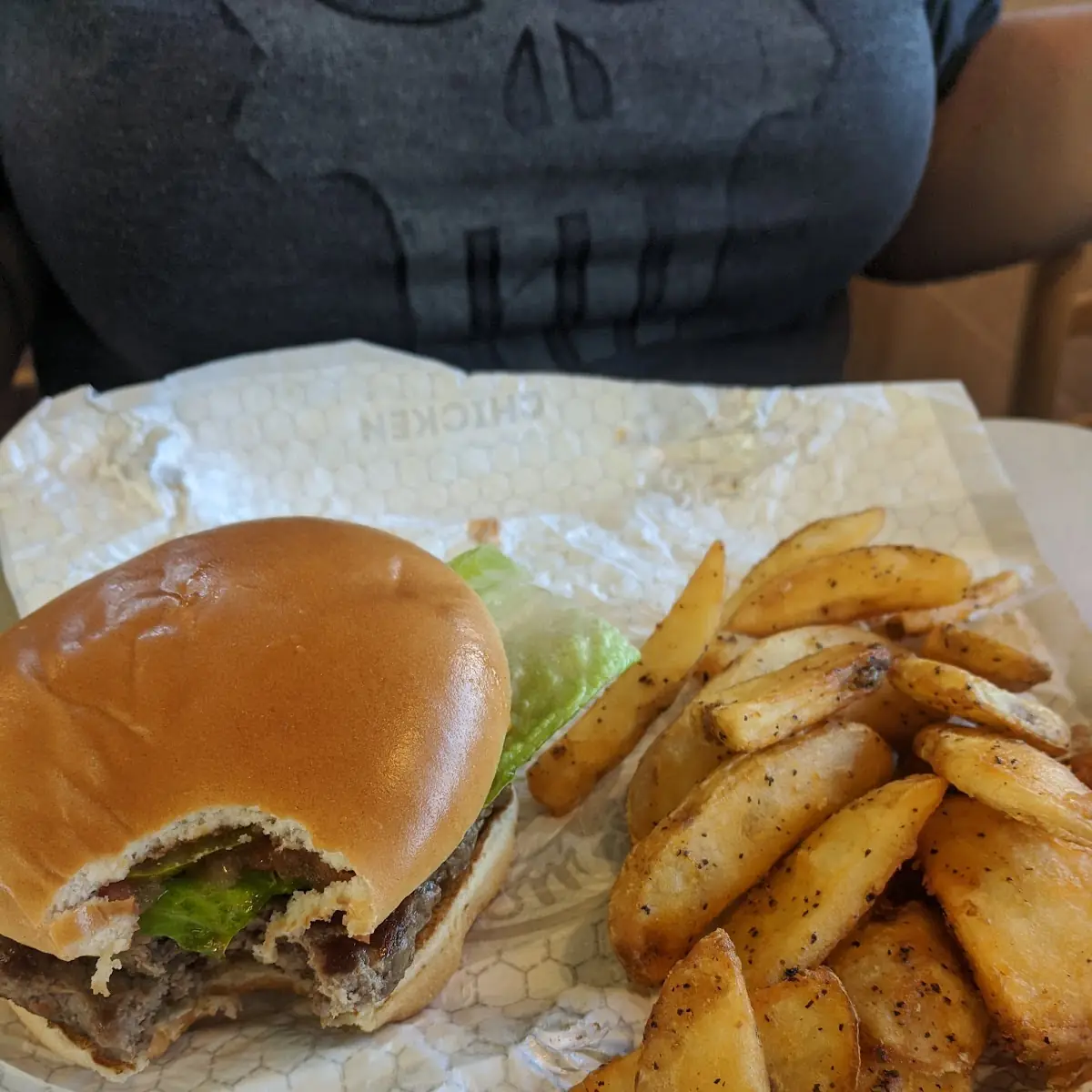 Dave's Half-Pound Double Cheeseburger