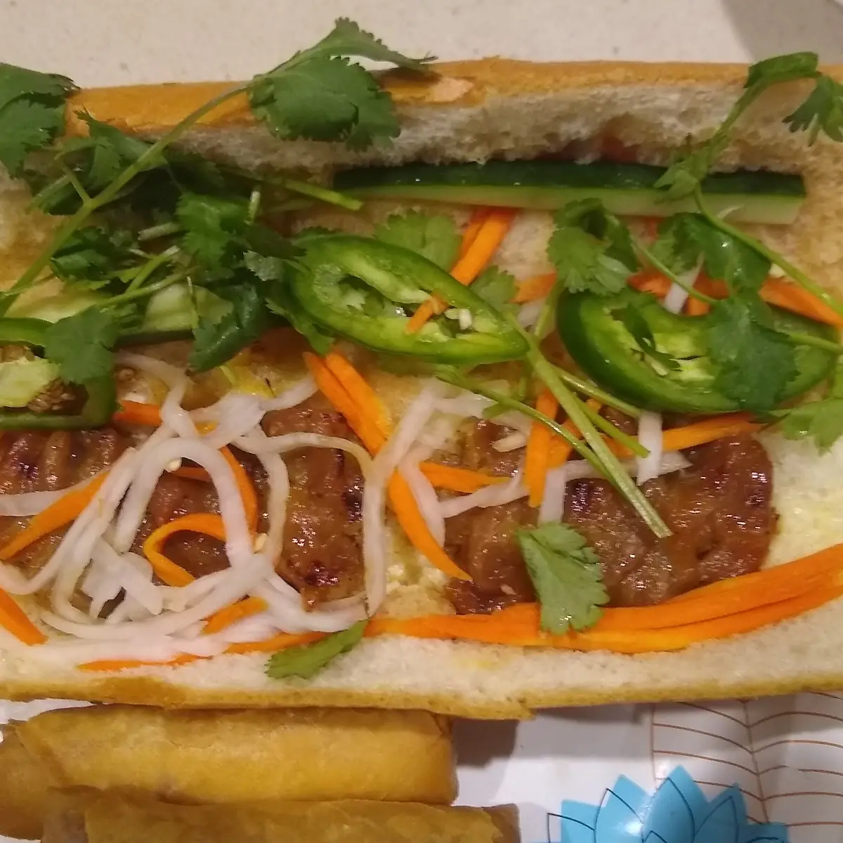 Grilled Pork & Egg Roll Bun Thit Nuong Cha Gio