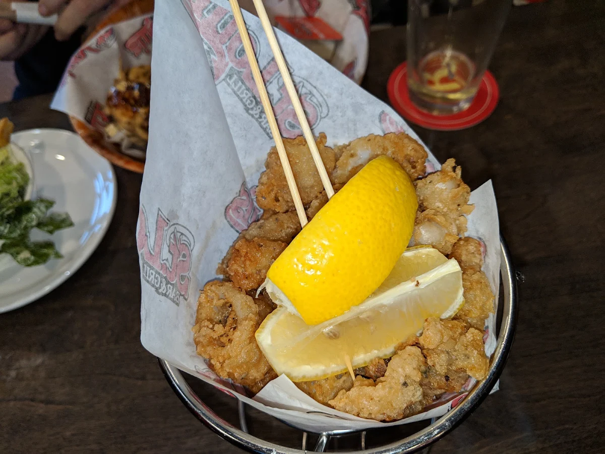 Calamari with Lemon, St. Louis Bar & Grill