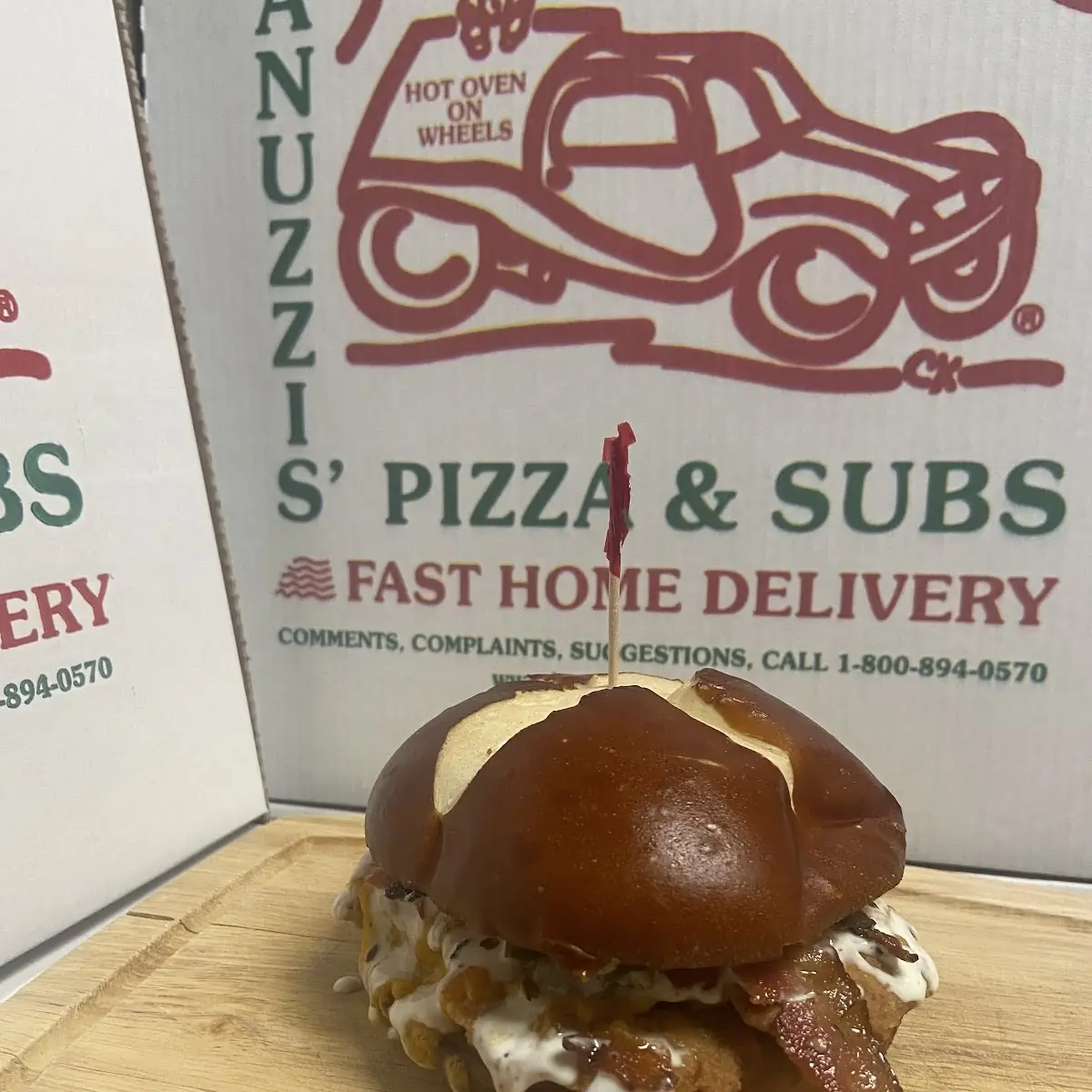Soft Pretzel Sandwich