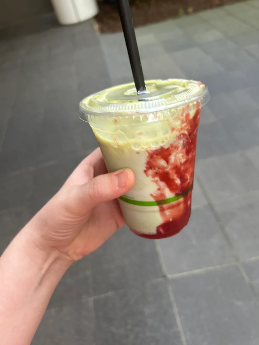 Iced Strawberry Matcha