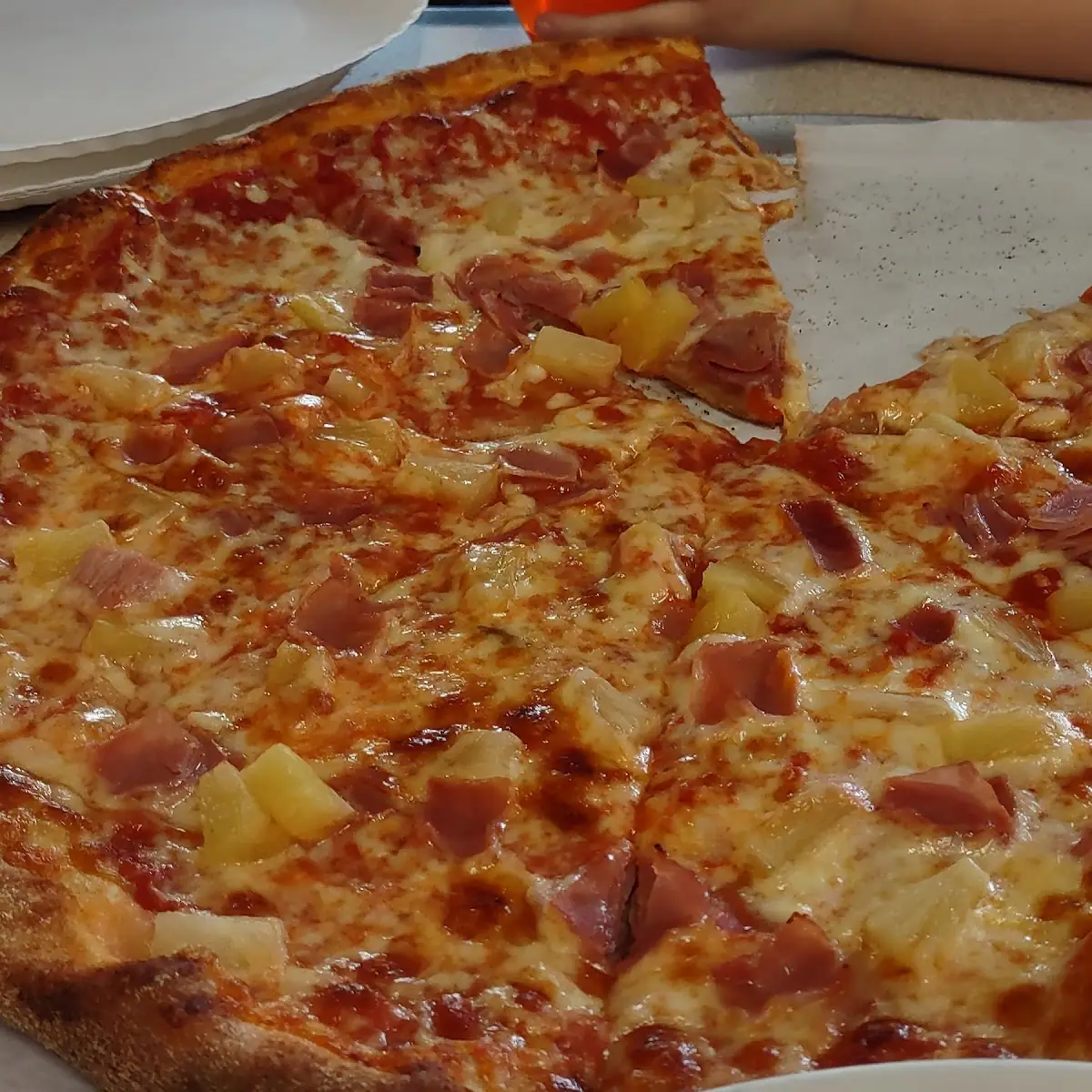 Sicilian Hawaiian Pizza