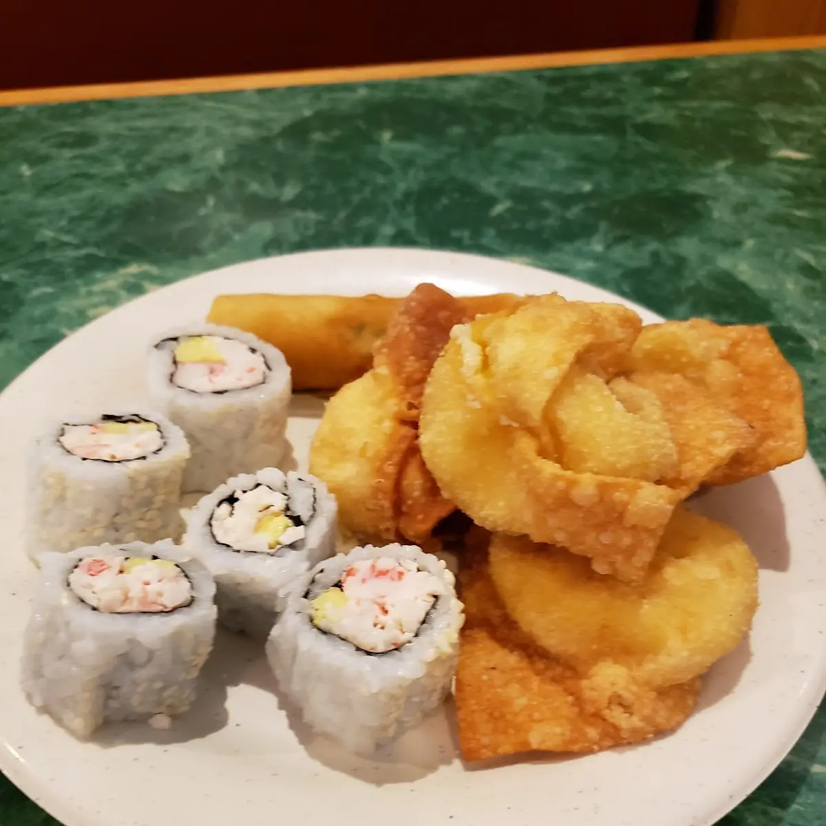 Won Tons and Sushi