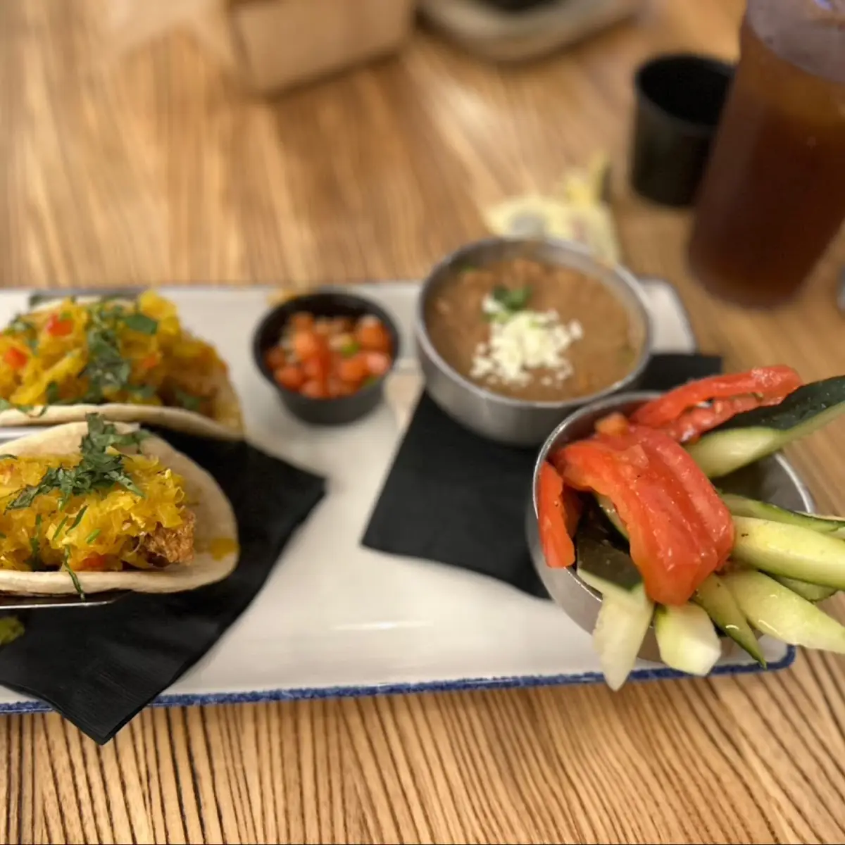 Pickled Fried Chicken Tacos