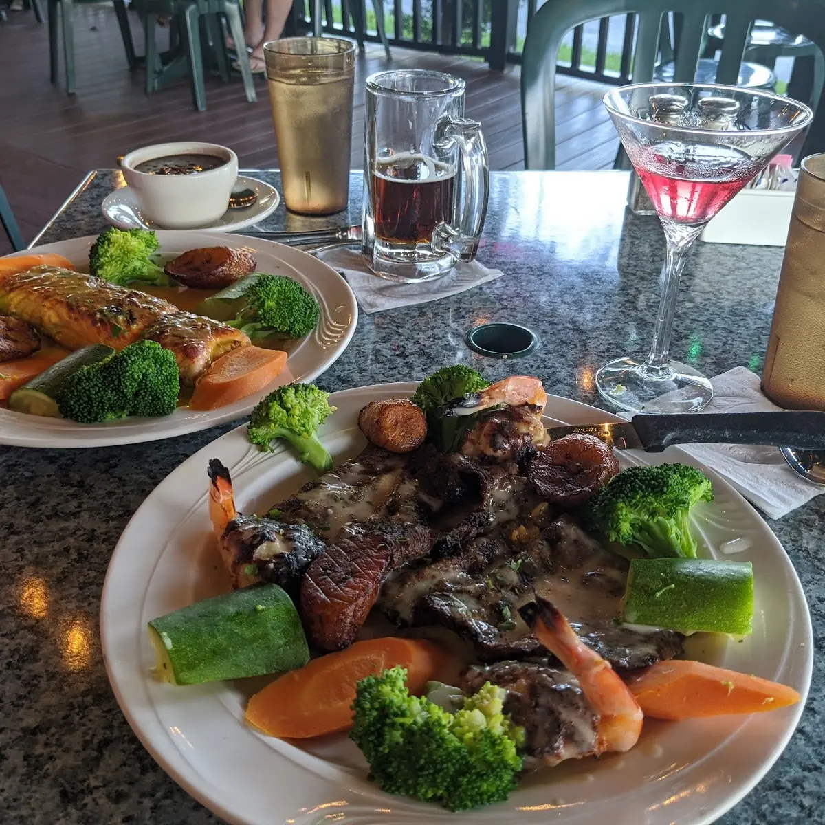 Carne and BBQ Ribs Combo Fajitas
