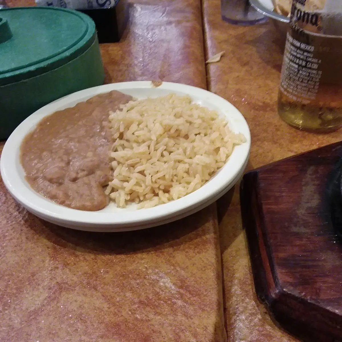 Rice & Refried Beans
