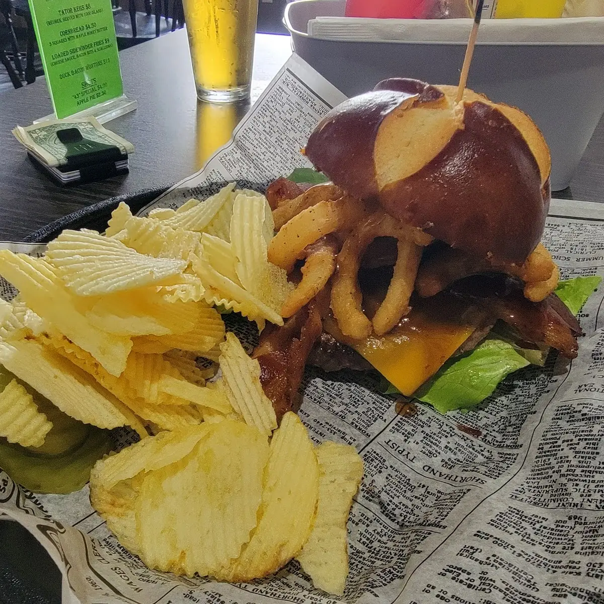 Bourbon Bacon Pub Burger