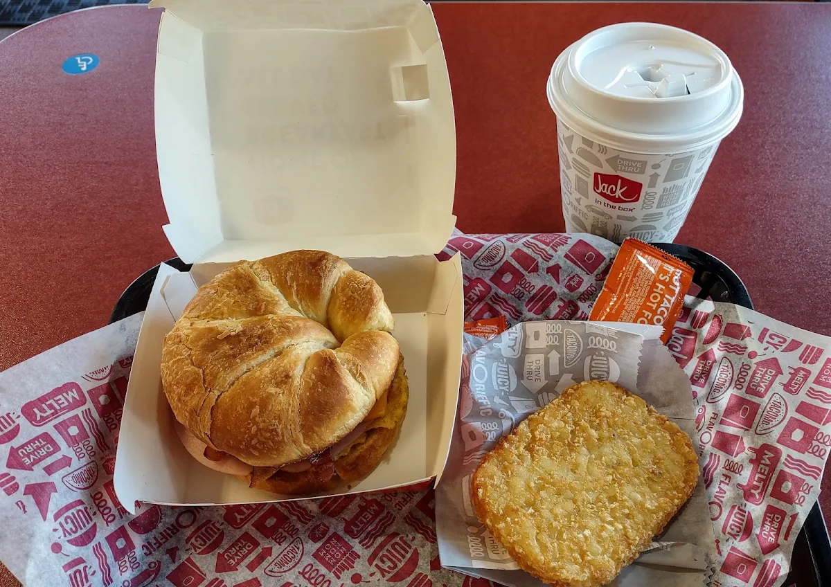 Ham Egg and Cheese Croissant