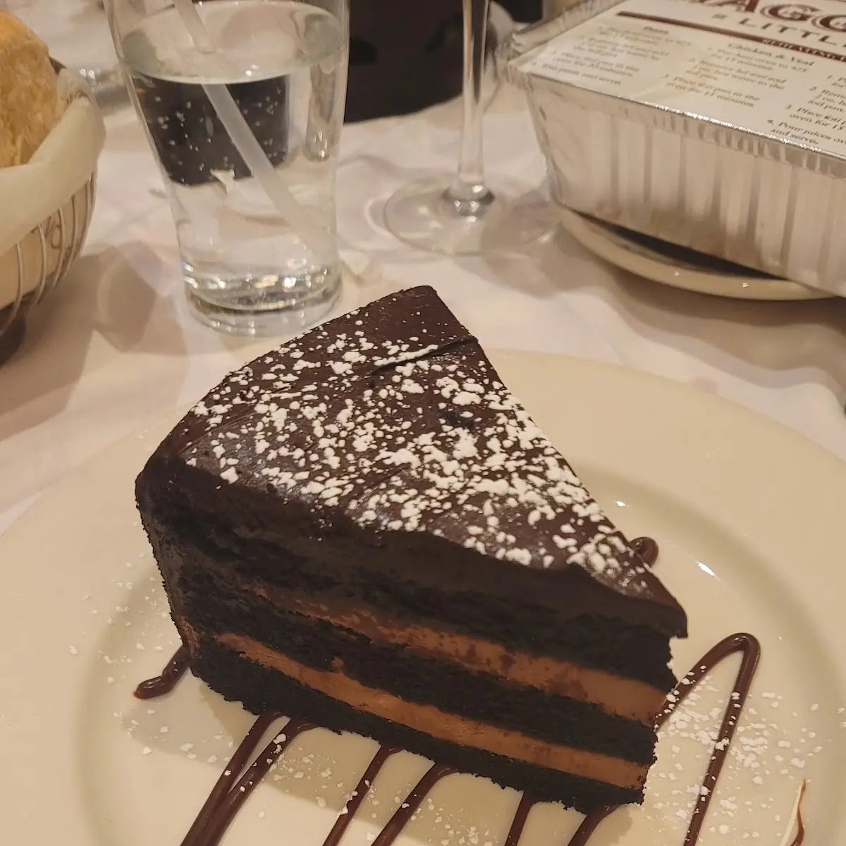 Huge Slice of Chocolate Cake