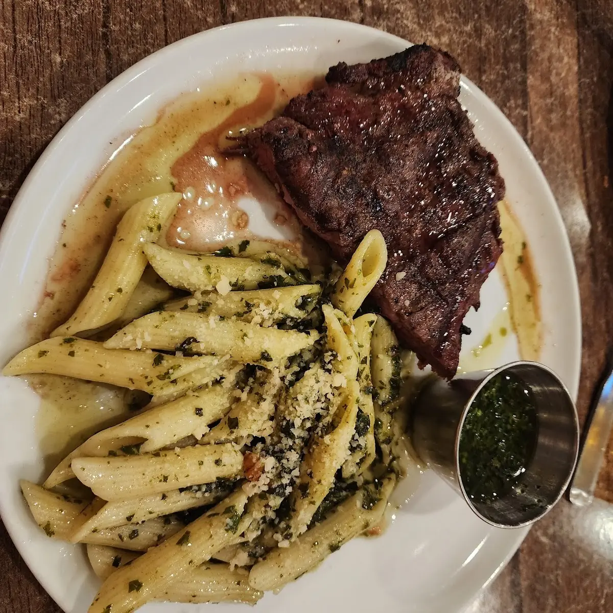 New Yokr Steak with Penne