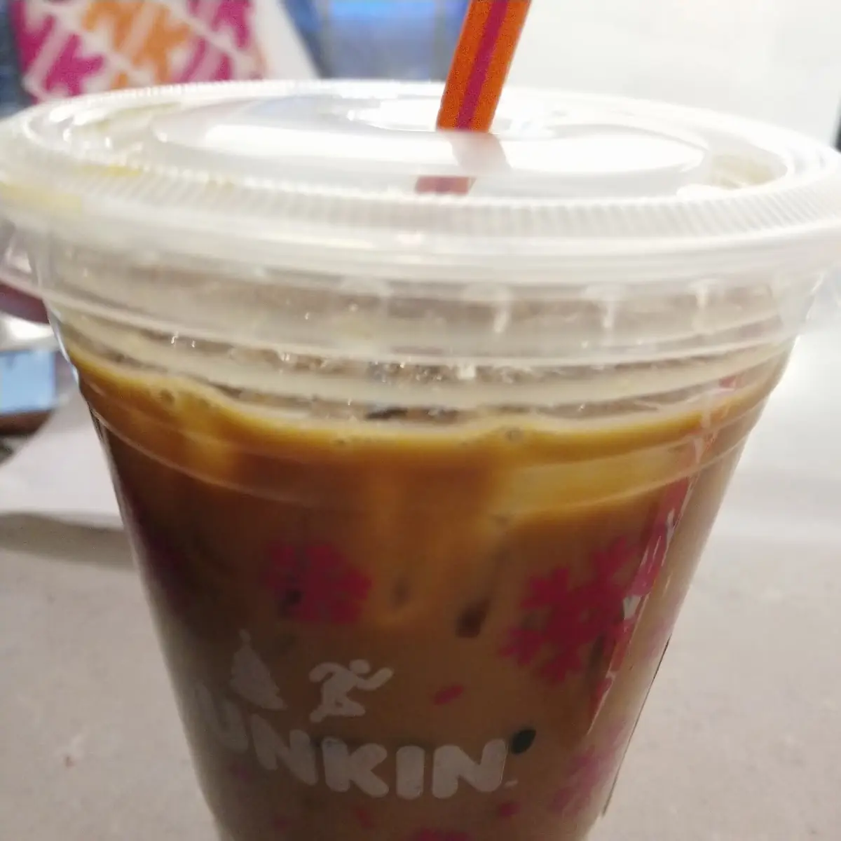 Iced Americano w Cream