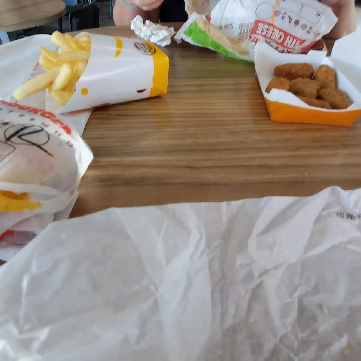 Burger Fries Chicken Nuggets