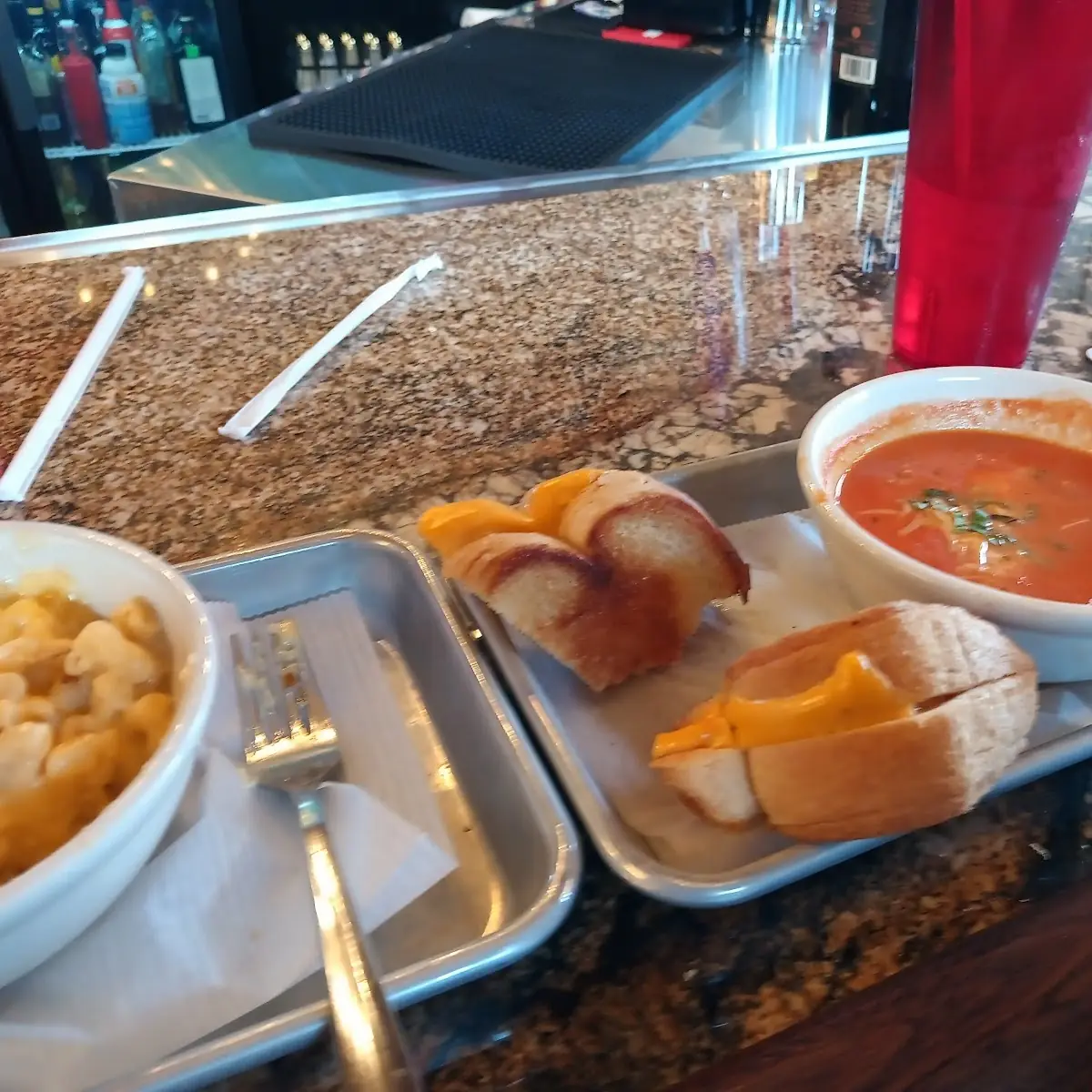 Tomato Soup and Grilled Cheese Sandwich