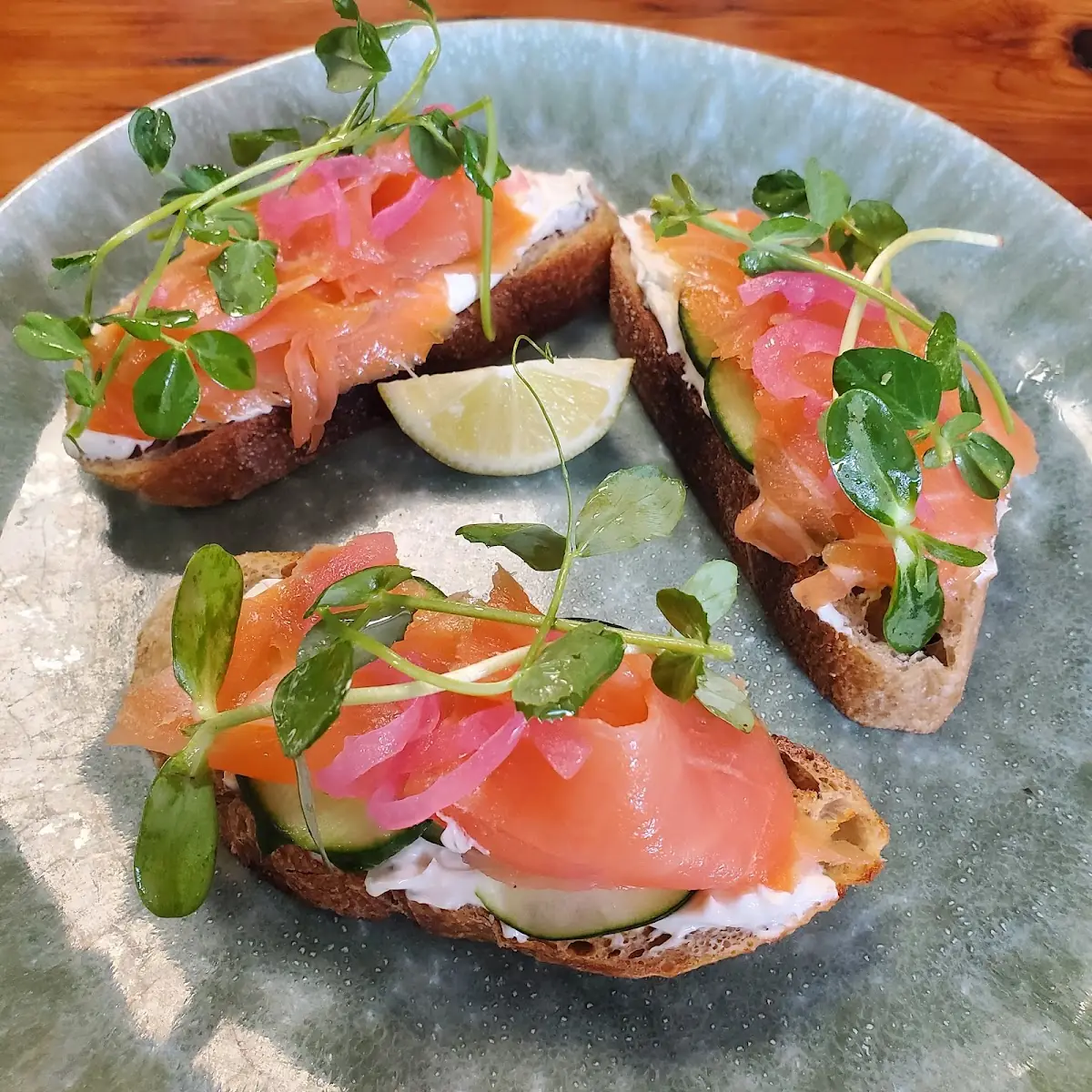 Smoked Salmon Crostini