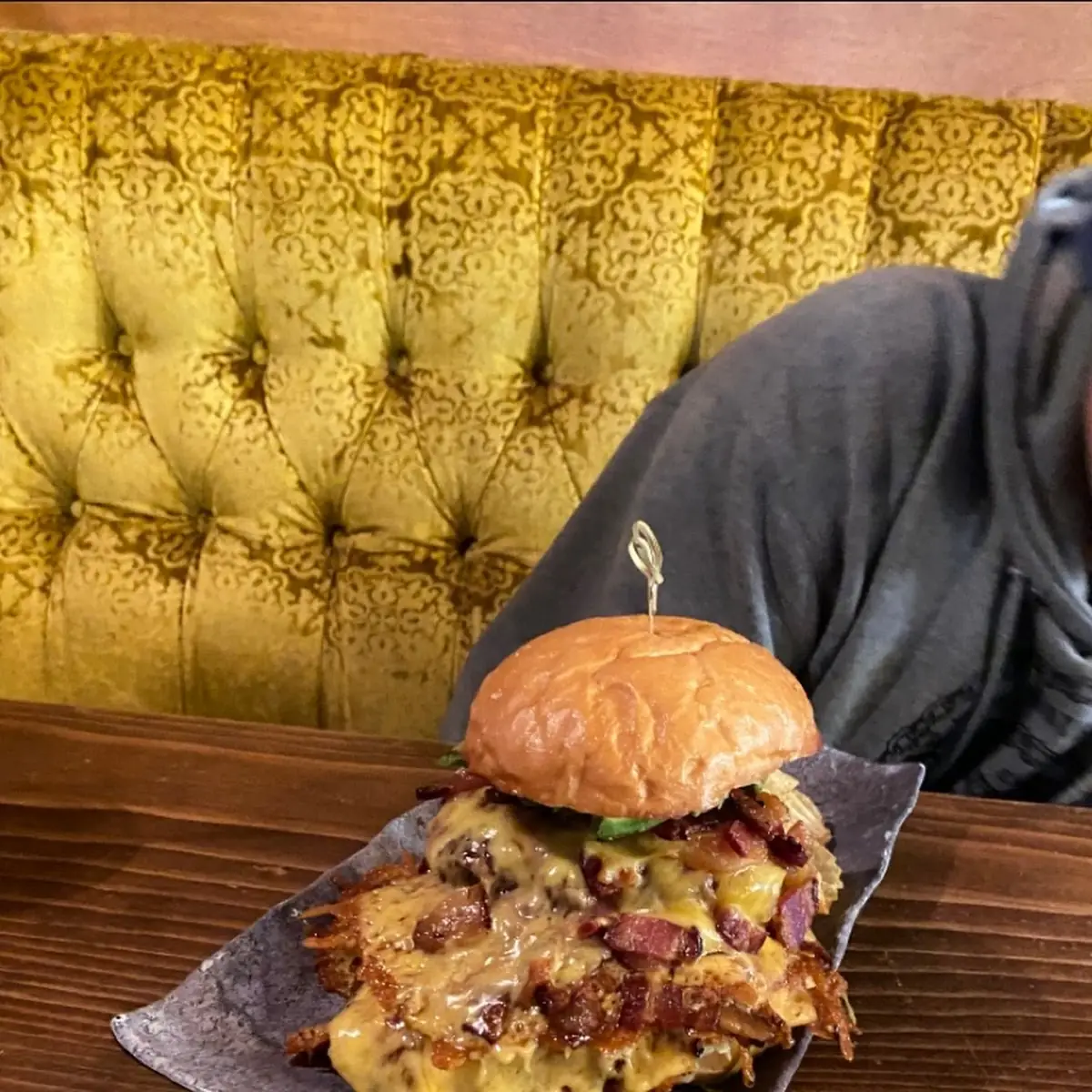 Double Cheeseburger with Bacon