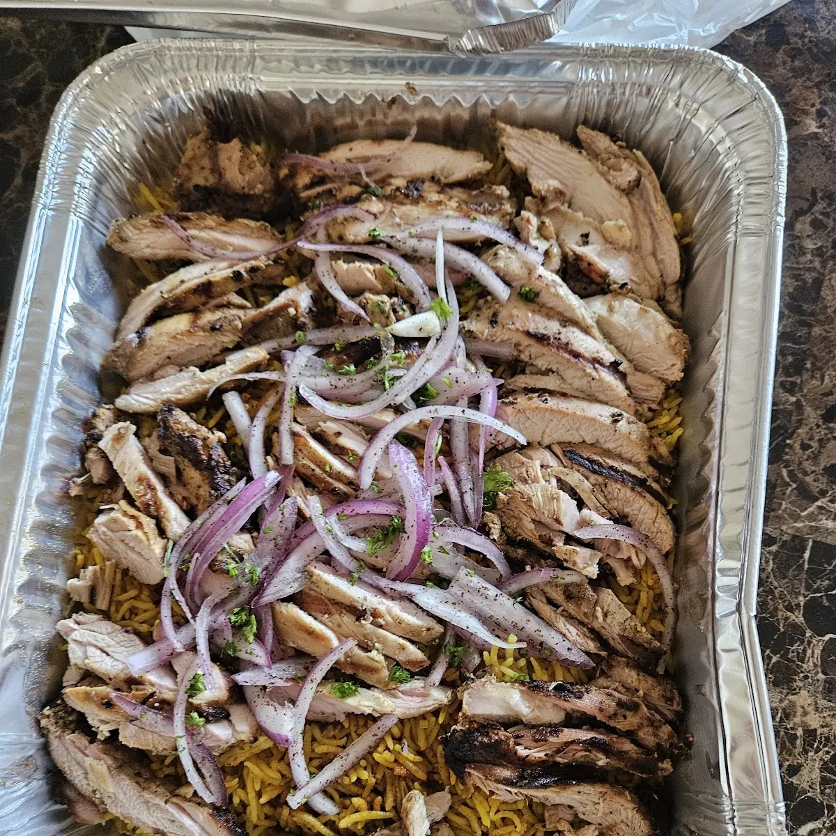 Grilled Chicken and Rice for 4