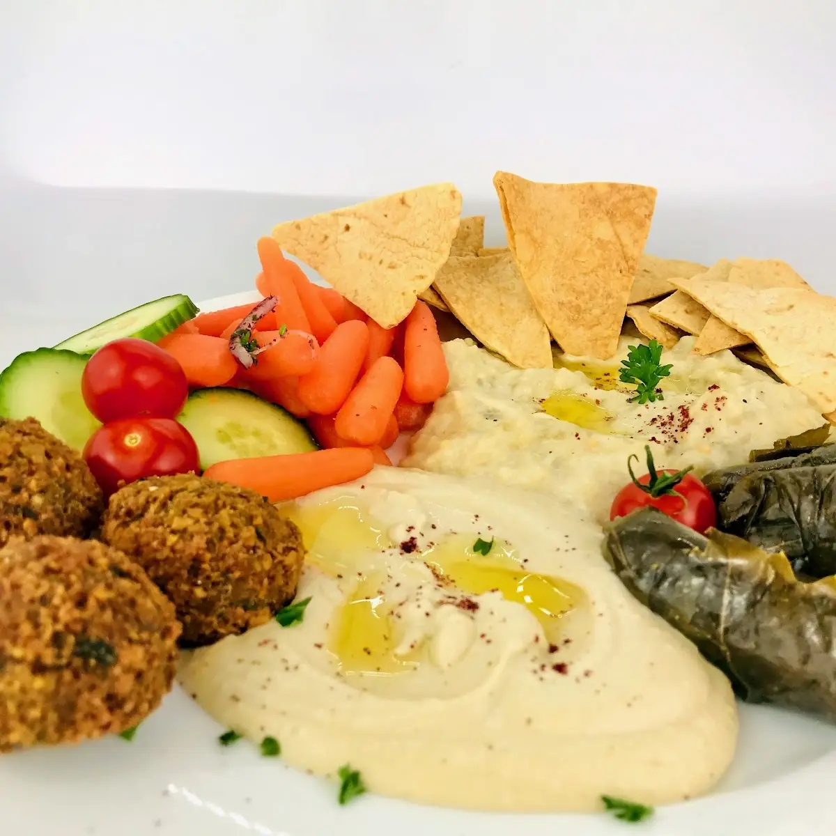 Hummus and Falafel