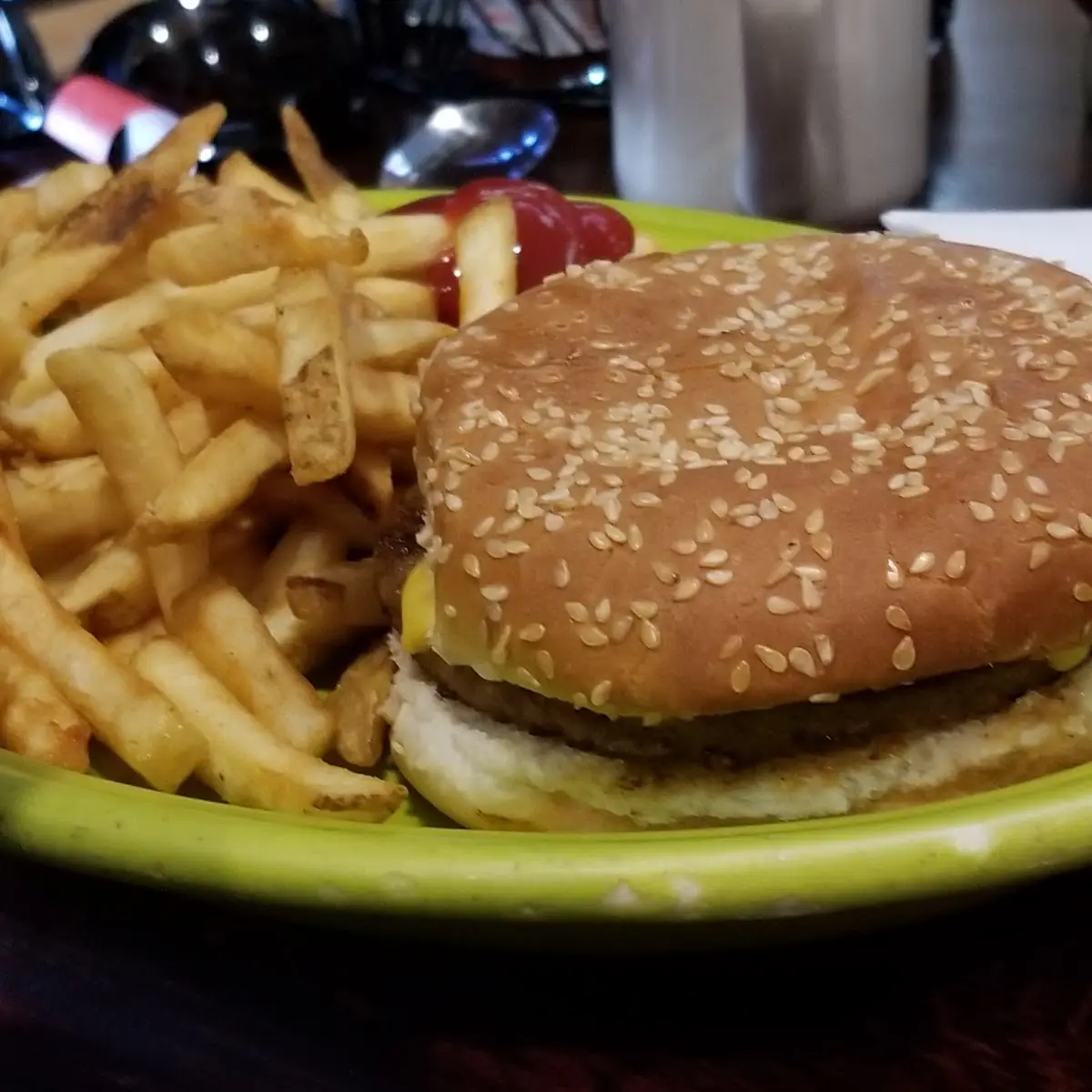 Cheeseburger and Fries