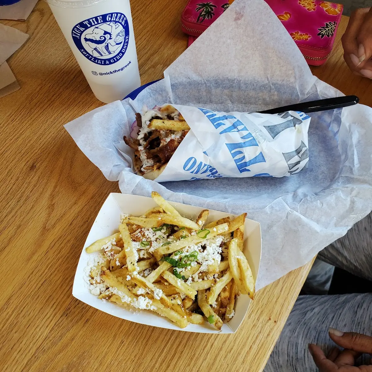 Gyro Sandwich & Greek Fries