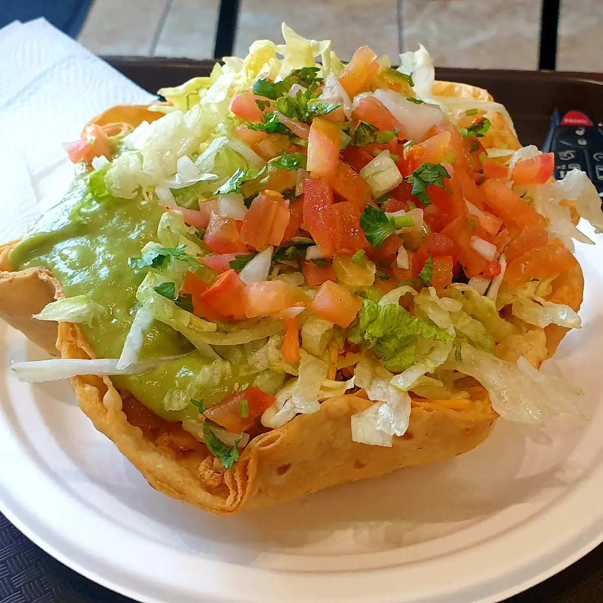 Beef Tostada
