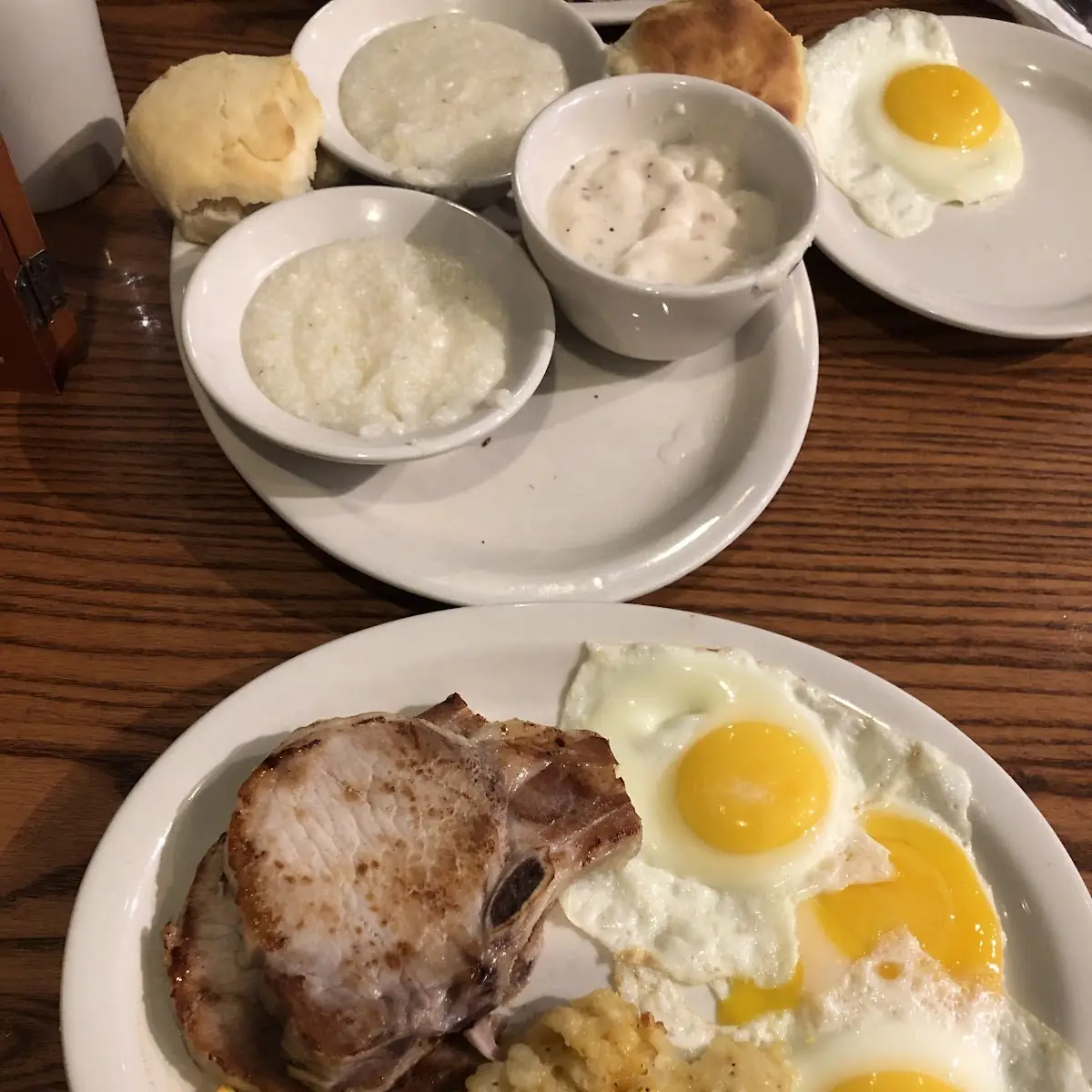 Eggs over Easy Bacon Sausage Loaded Hash Browns
