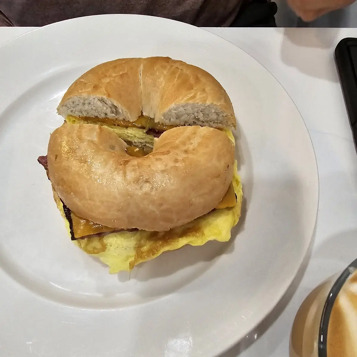 Egg Bacon Cheese Sandwich