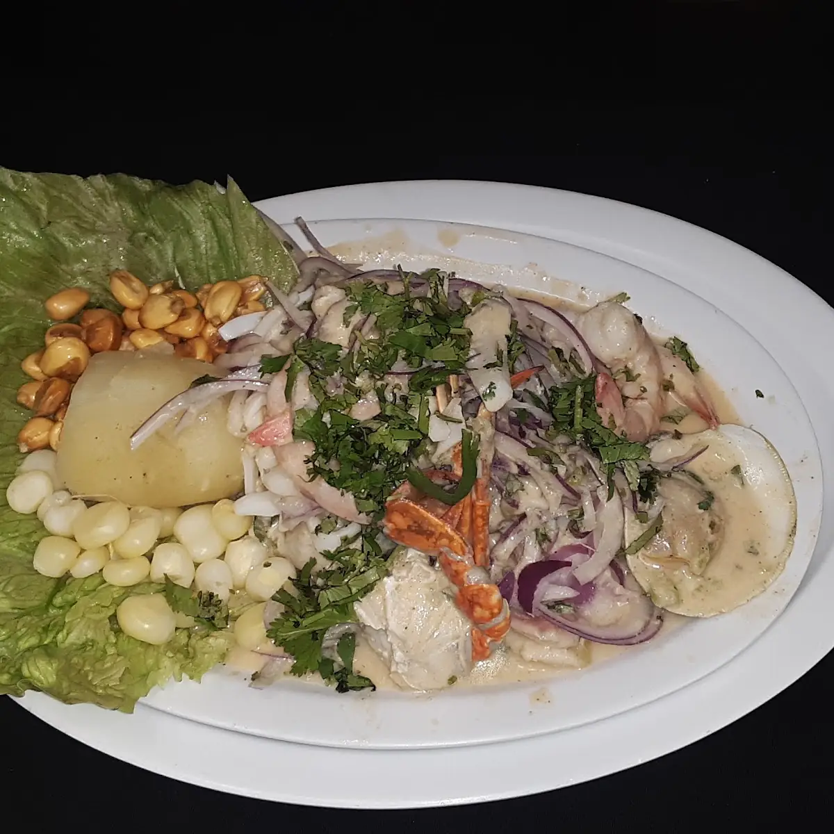 Ceviche De Pescado Mixto Mixed Fish Ceviche