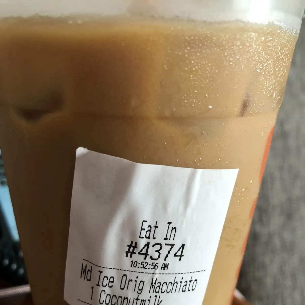 Iced Coconut Milk Latte