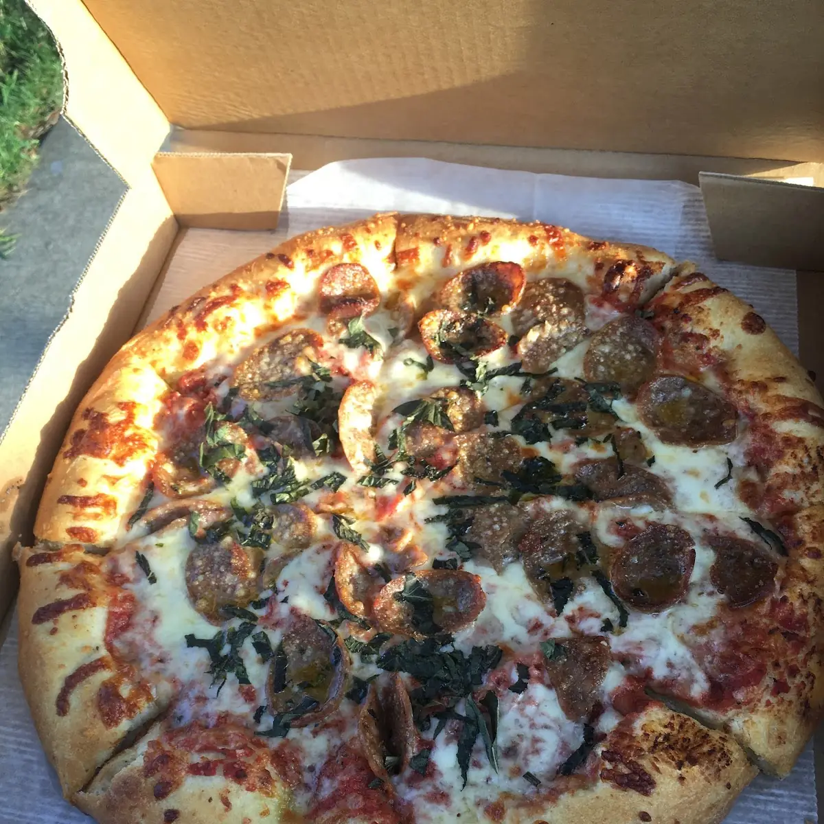 Margherita Pizza with Sausage