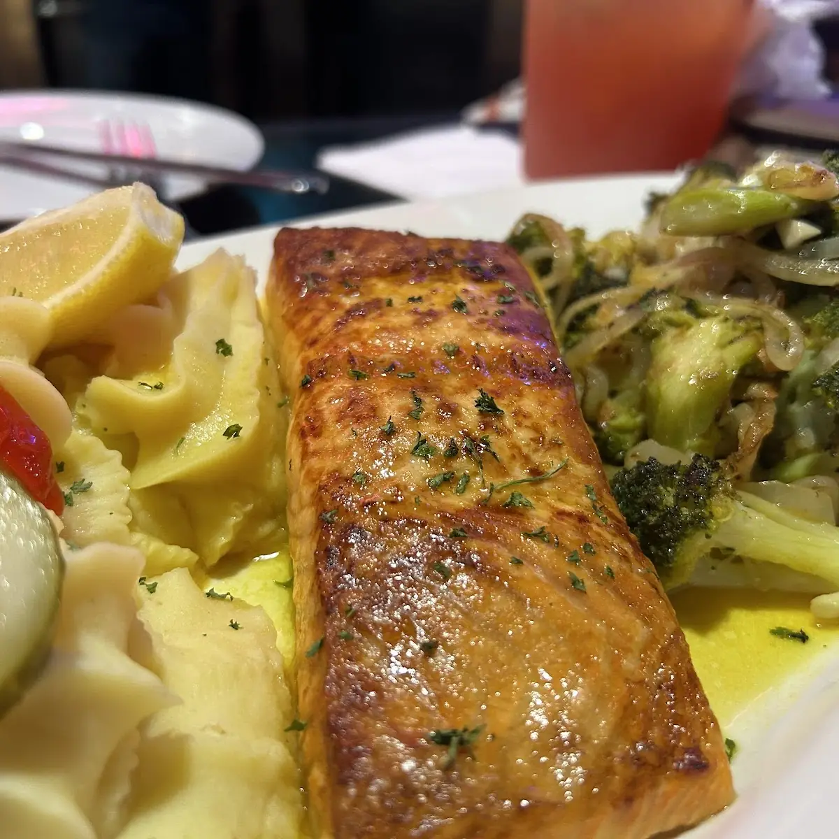 Broiled Salmon