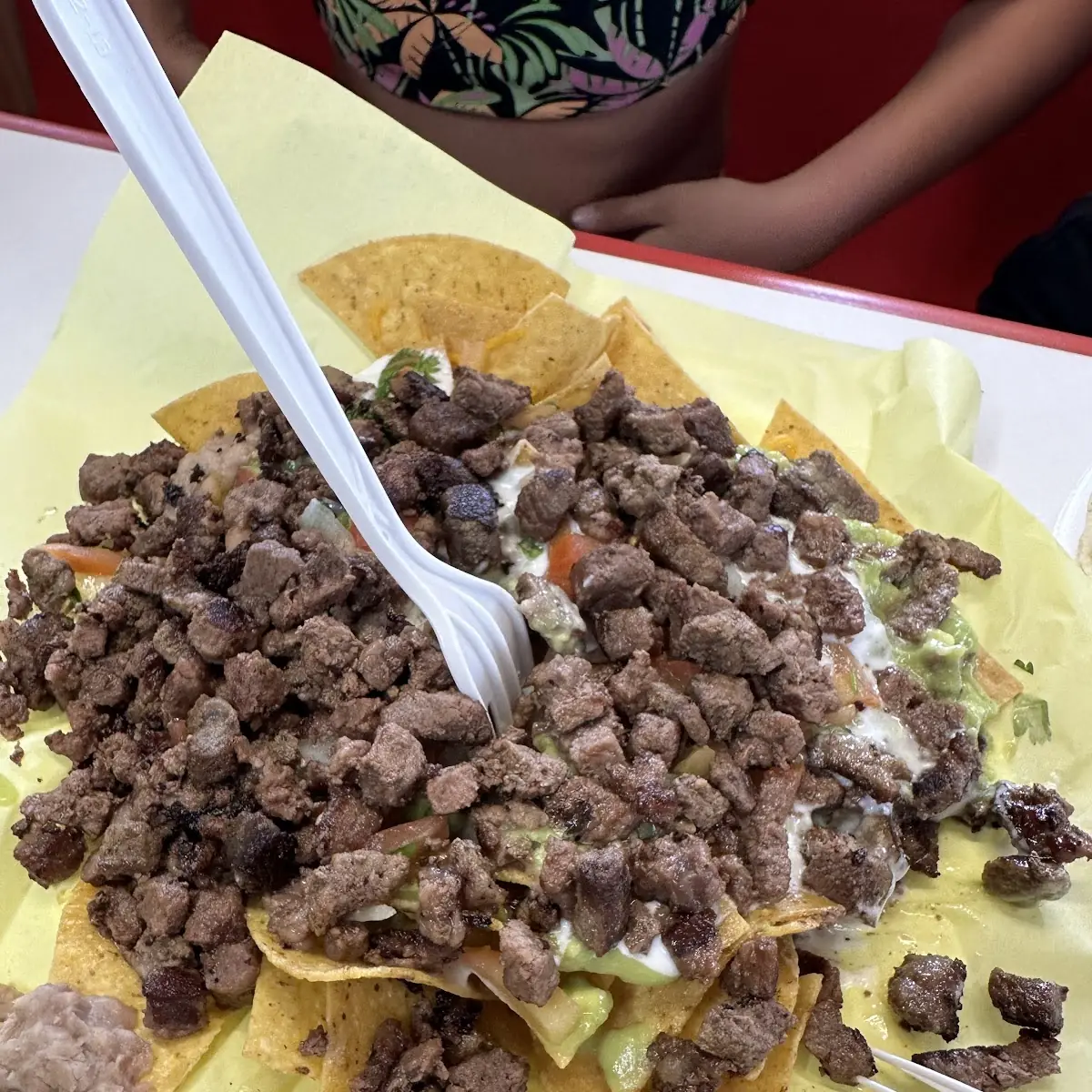 Half Order Carne Asada Nachos