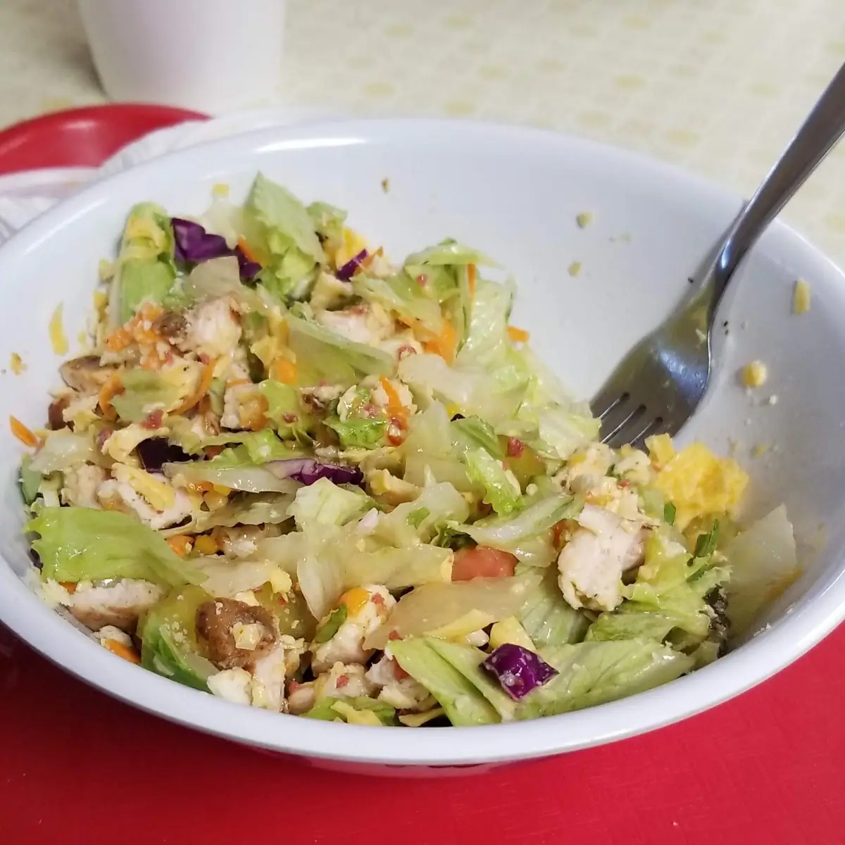 Garden Salad w w Out BBQ Meats