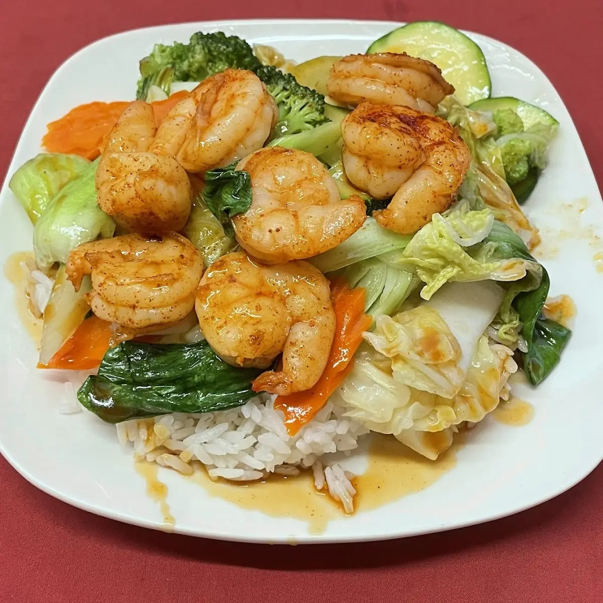 Prawns with Mixed Vegetables