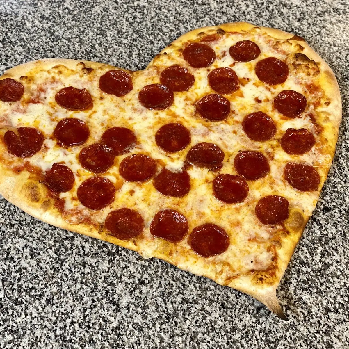 Heart Shaped Pizza