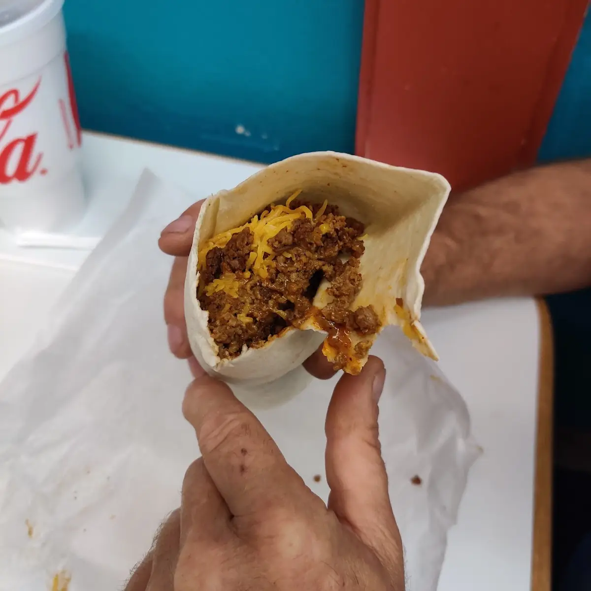 Beef and Cheese Burrito