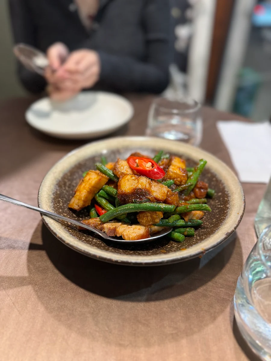 Pad Prik Khing Crispy Pork, At Thai Lindfield