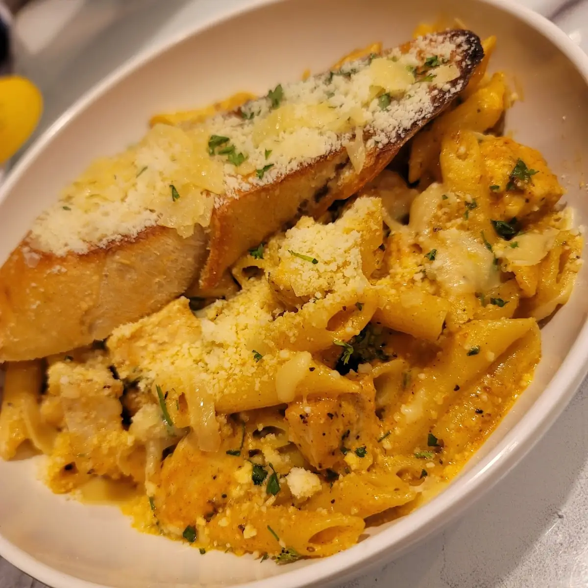 Cajun Chicken Penne Alfredo