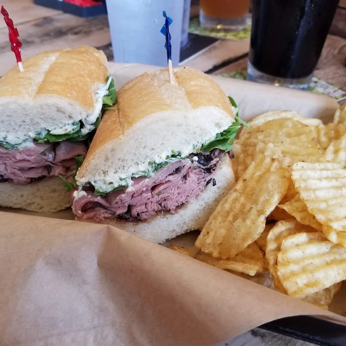 Roast Beef Dip Sandwich