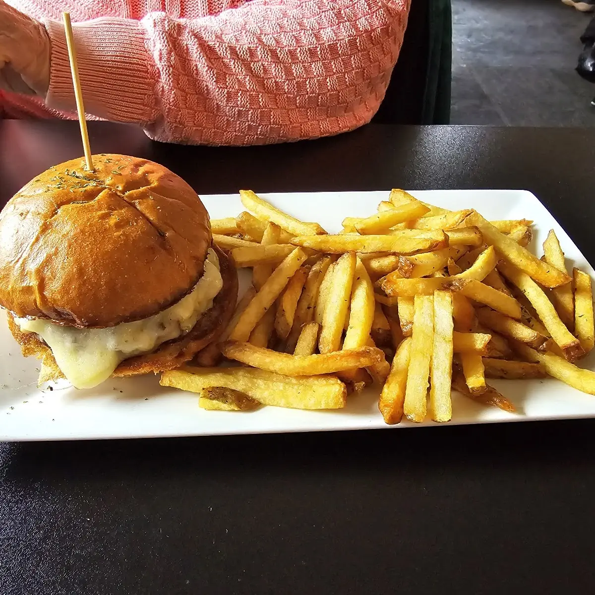 Mushroom Swiss Mushroom Burger