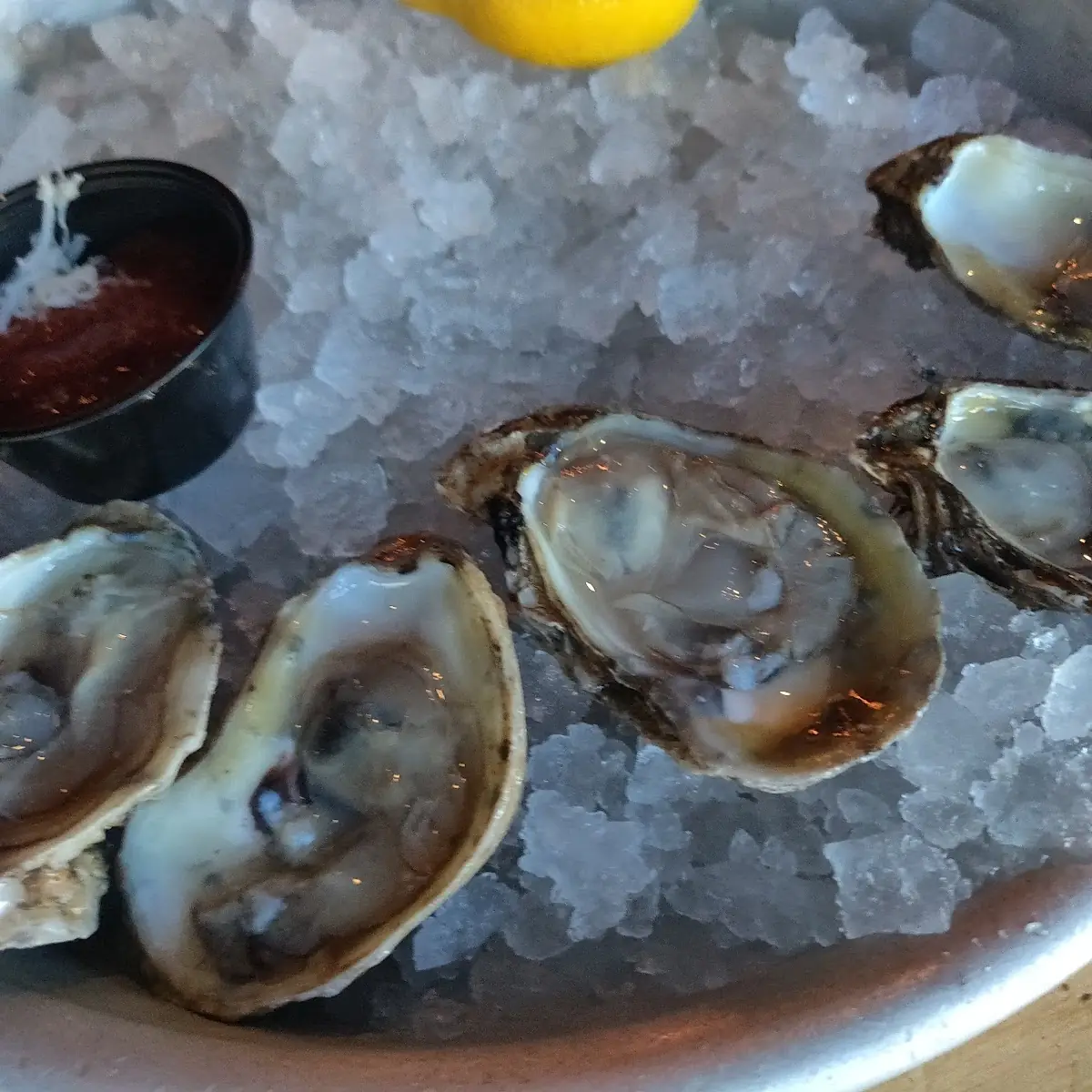 Buck a Schuck Oysters on the Half Shell
