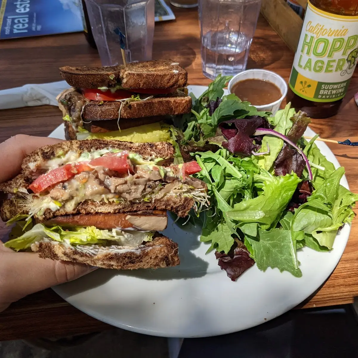 Veggie Club Sandwich