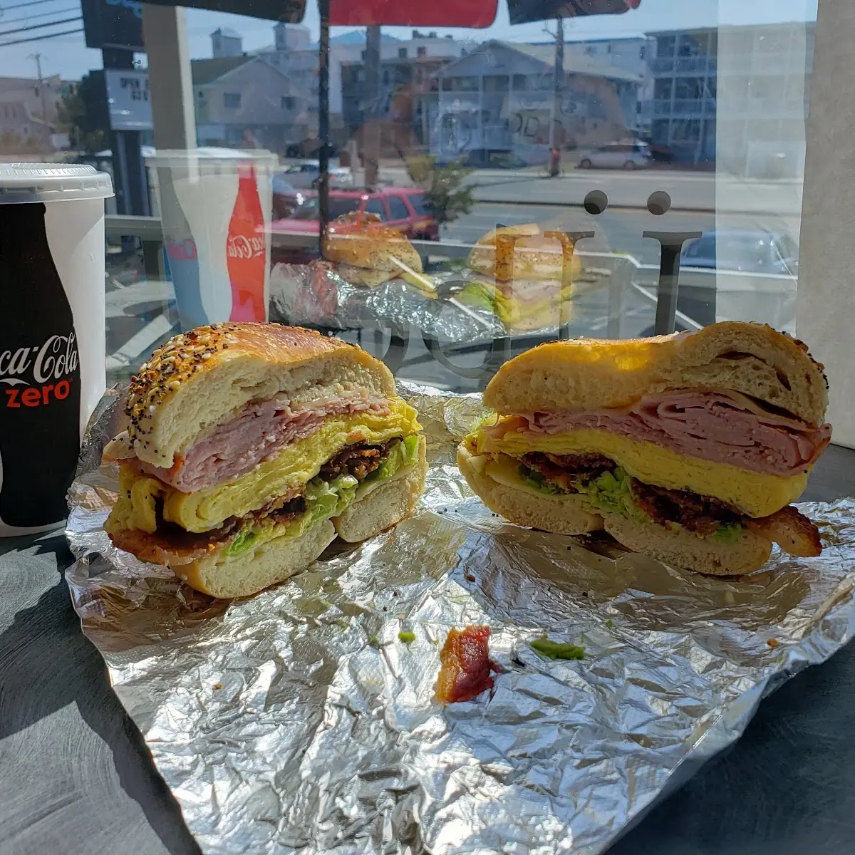 Late Riser on Everything Bagel