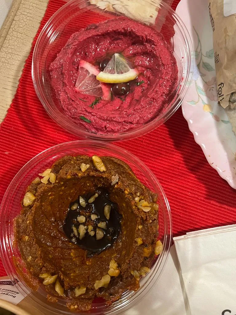 Muhammara and Beet Muhammara
