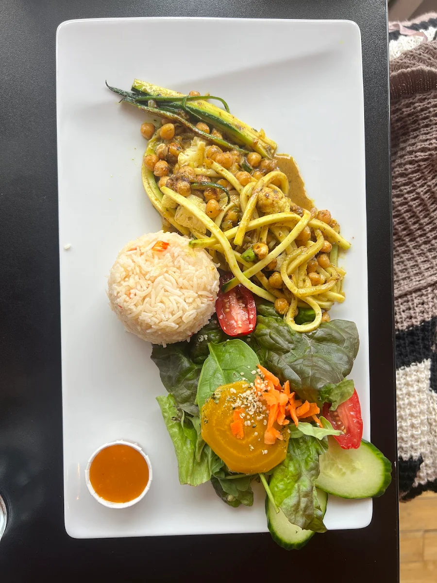 Vegetarian Coconut Curry Rice
