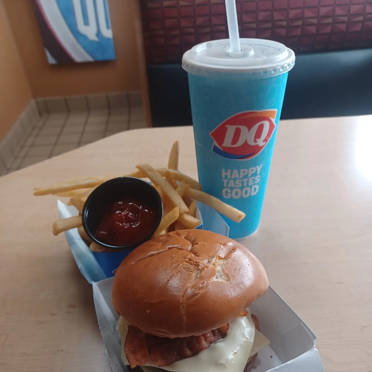 Barbecue Ranch Onion Burger