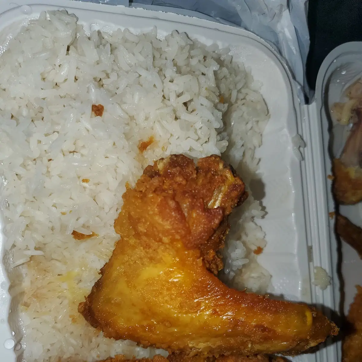 Fried Chicken and White Rice