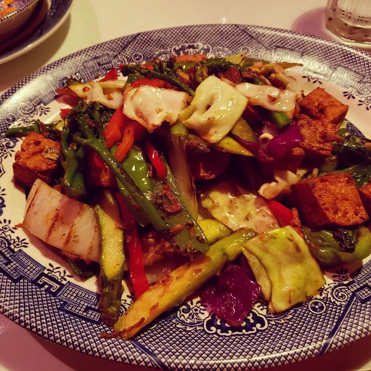 Dry Tofu with Mixed Vegetables