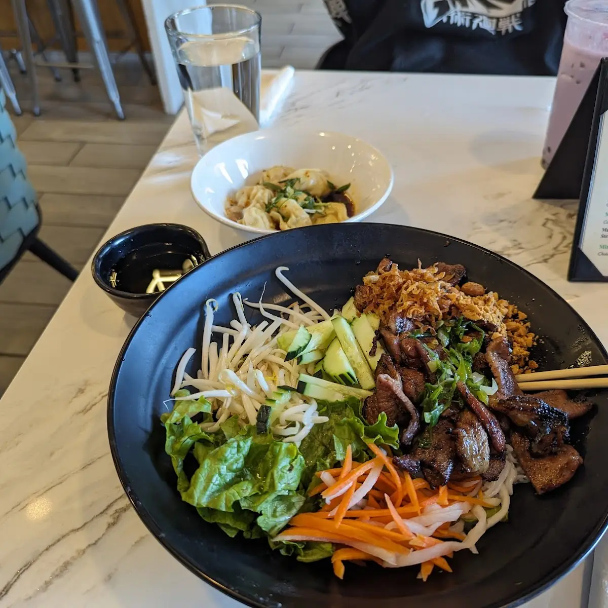 Vermicelli Noodle Bowl with Grilled Pork
