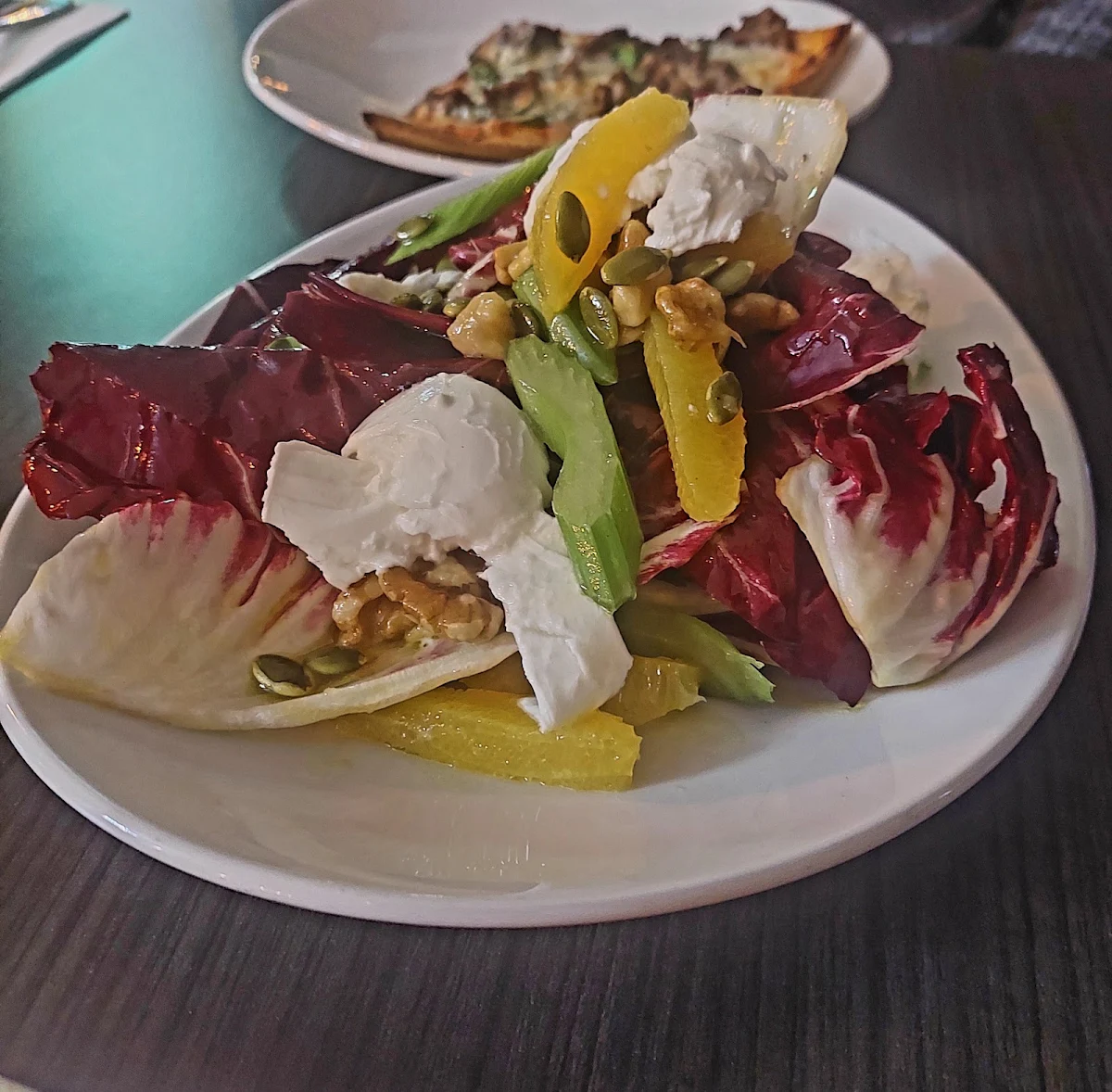 Raddichio Salad, Pezzetinos Pizza & Pasta