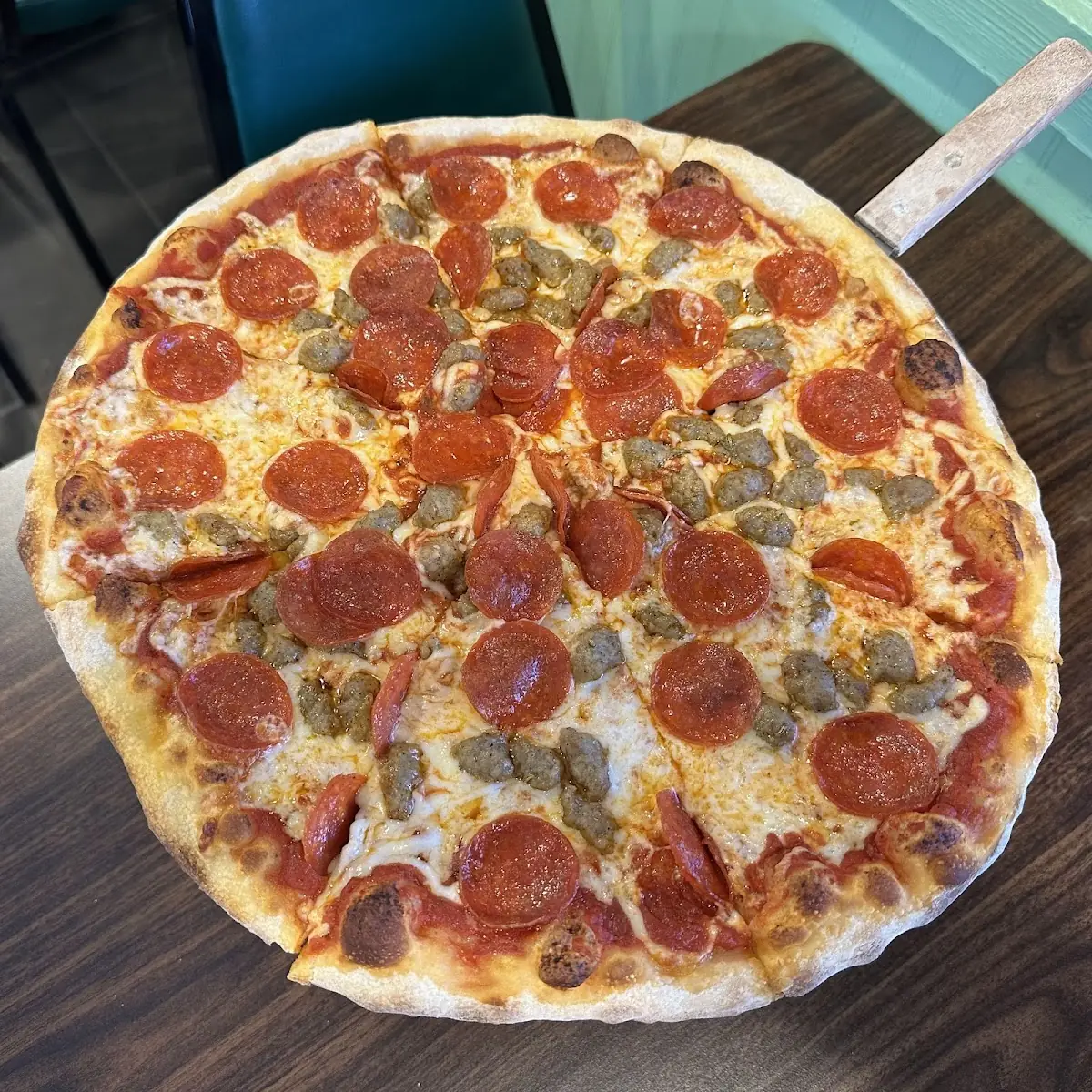 Pepperoni and Mushroom Pizza